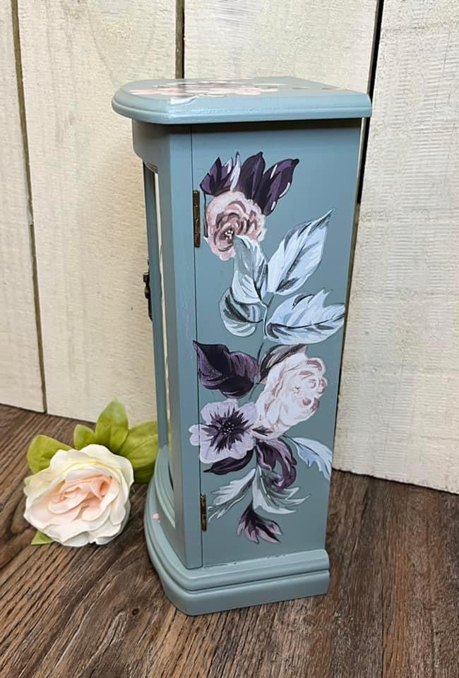 Blue/Gray Refurbished Jewelry Box