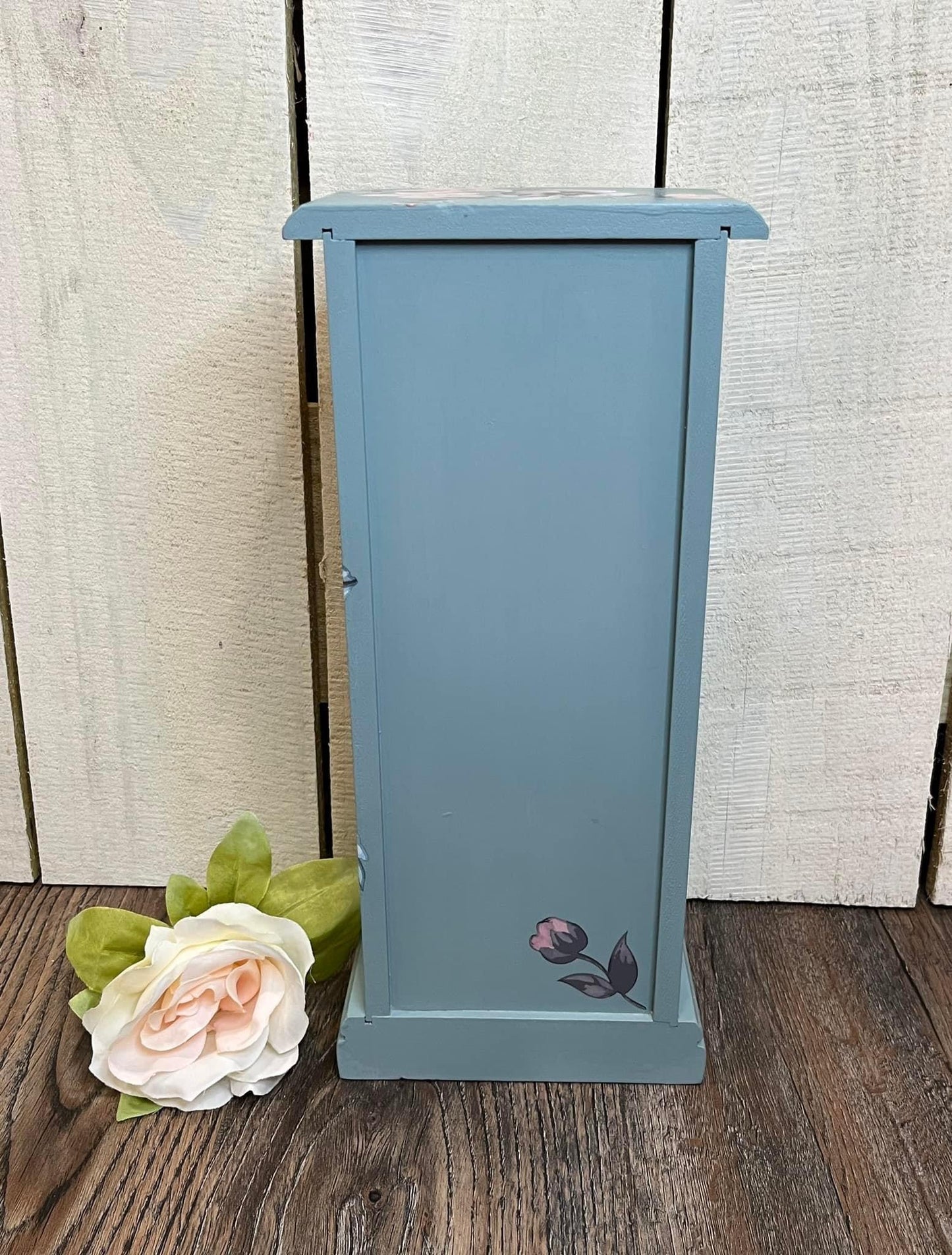 Blue/Gray Refurbished Jewelry Box