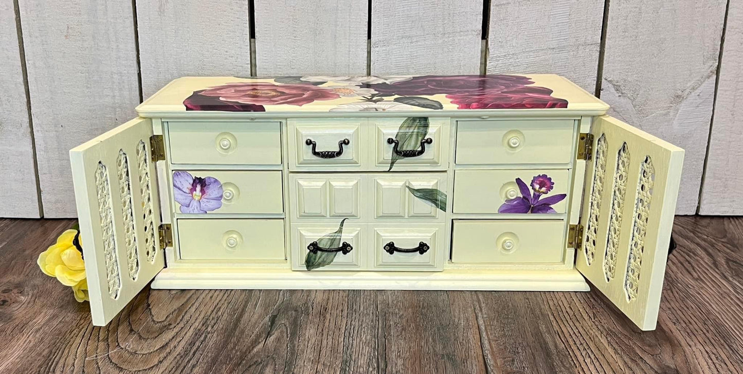 Yellow Refurbished Jewelry Box