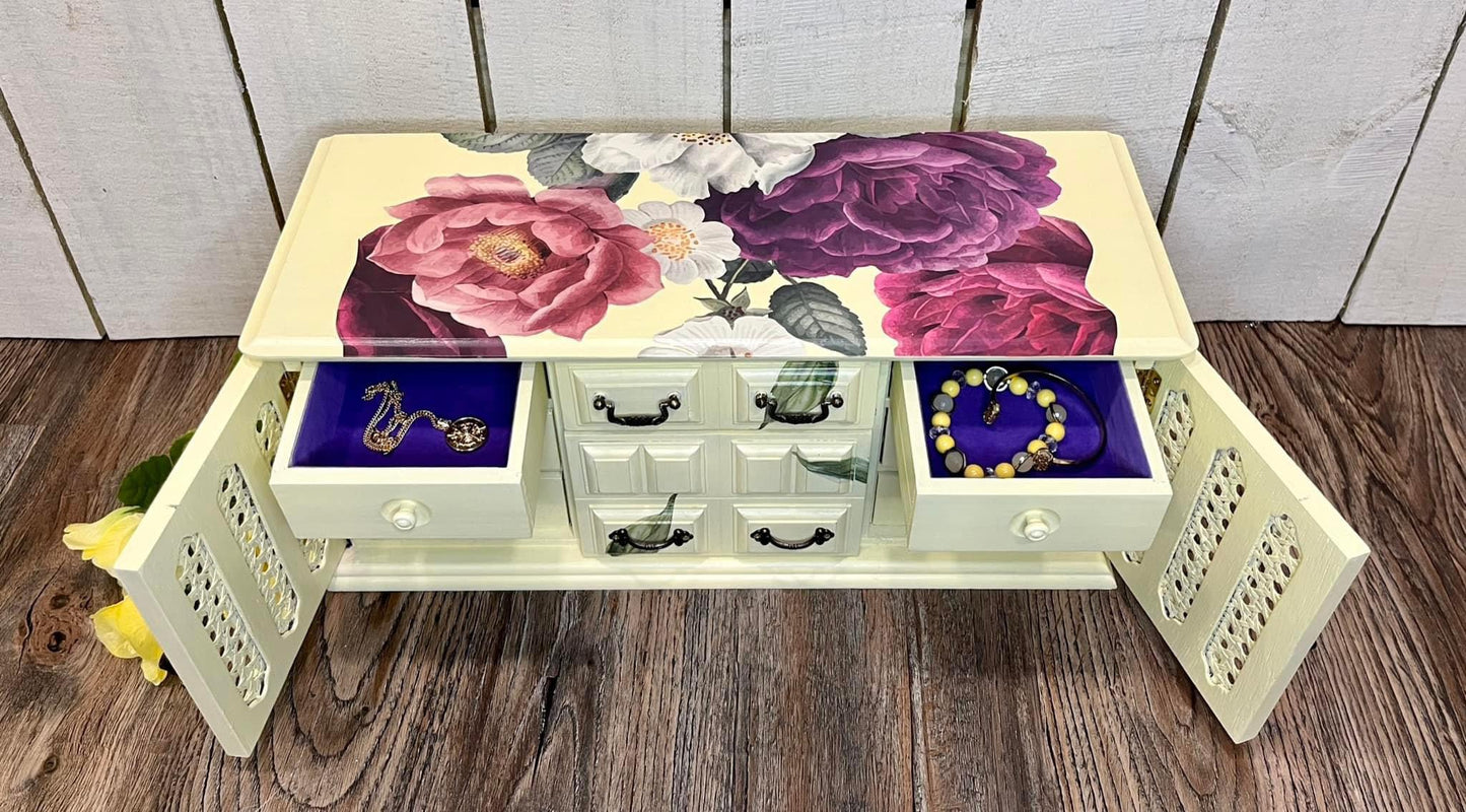 Yellow Refurbished Jewelry Box