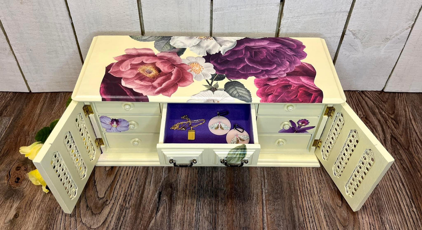 Yellow Refurbished Jewelry Box