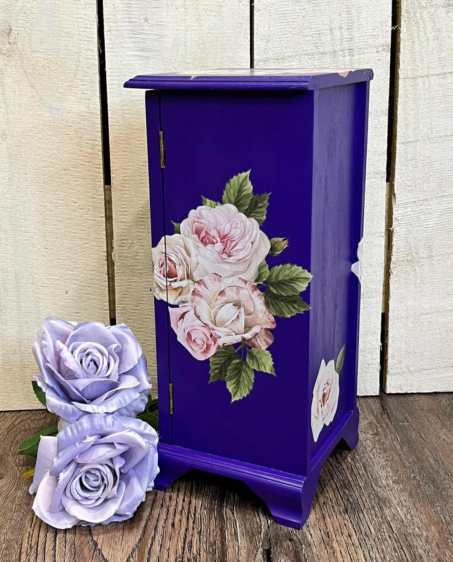 Purple Refurbished Jewelry box