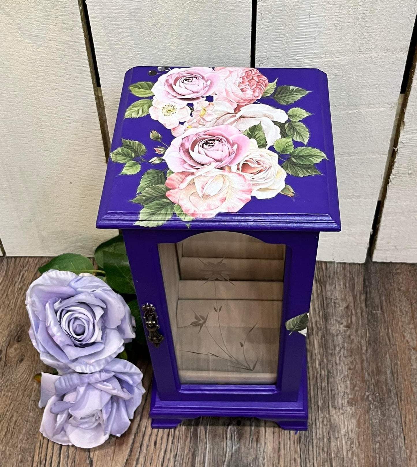 Purple Refurbished Jewelry box