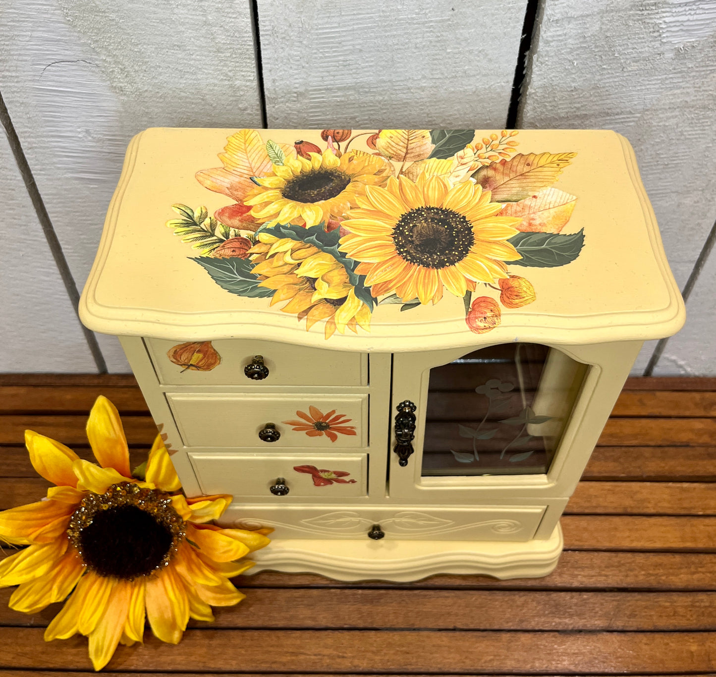 Yellow Refurbished Jewelry Box