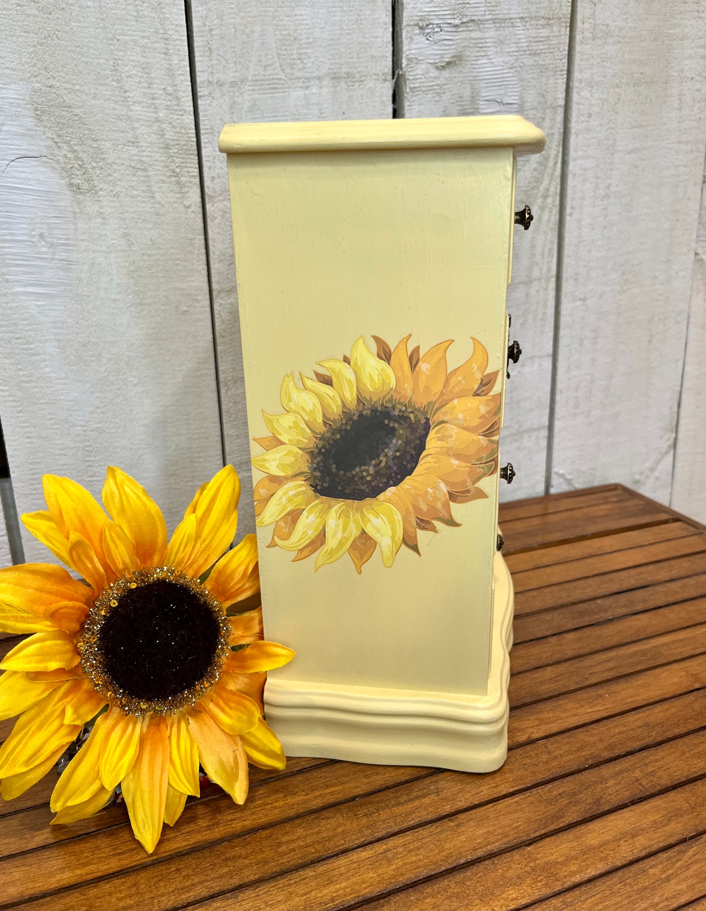 Yellow Refurbished Jewelry Box