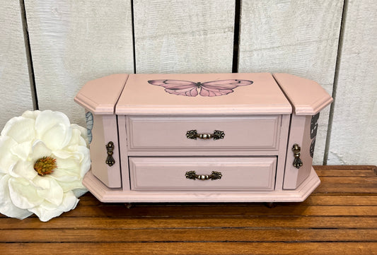 Pink Refurbished Jewelry Box