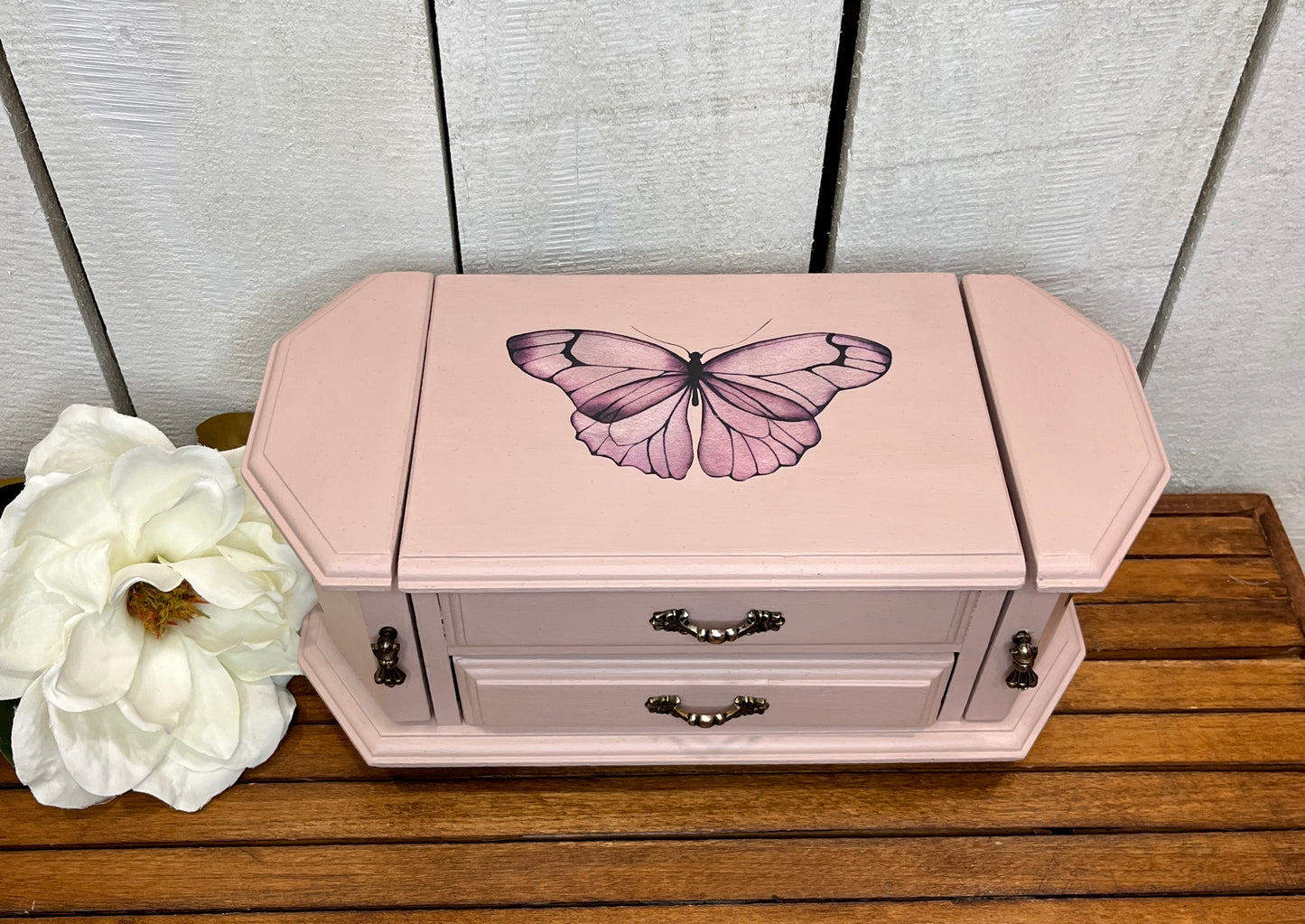 Pink Refurbished Jewelry Box