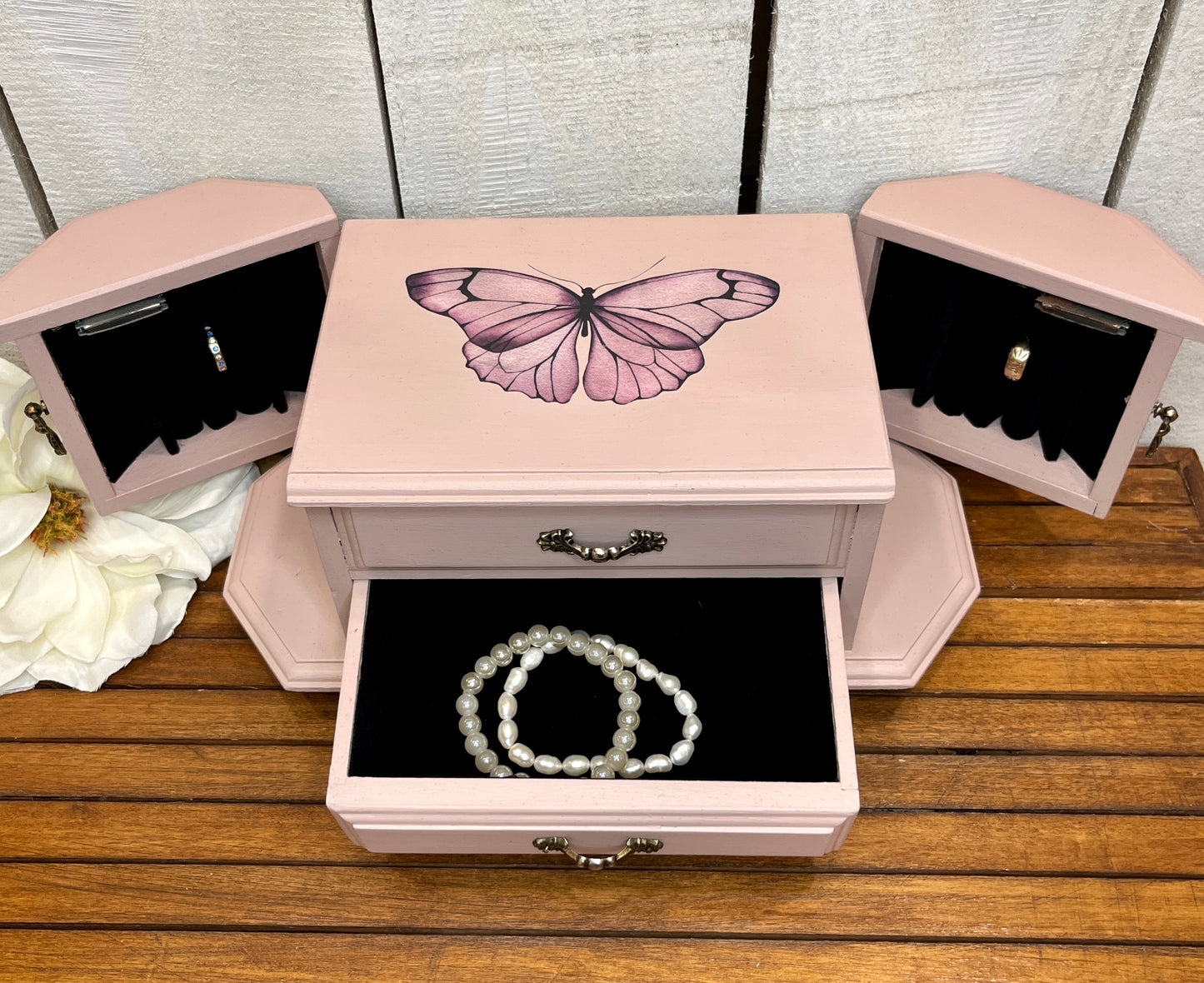 Pink Refurbished Jewelry Box