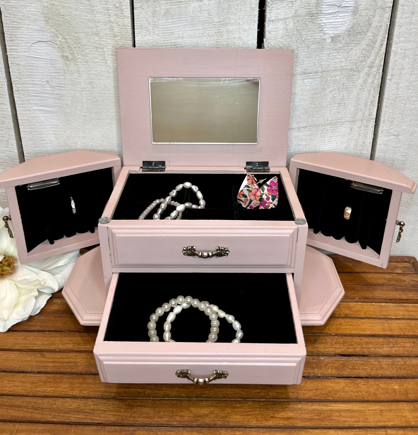 Pink Refurbished Jewelry Box