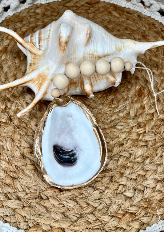 Natural Oyster Shell Charm