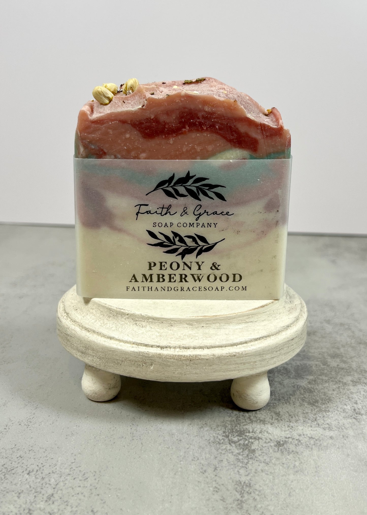 Peony & Amberwood Soap