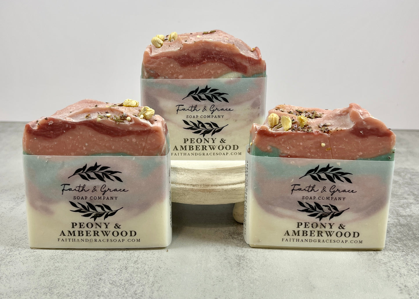 Peony & Amberwood Soap